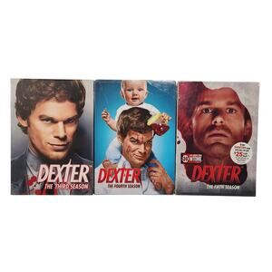 Dexter The 3rd, 4th, And 5th Season DVD Box Set Showtime 2009-2011 Brand New